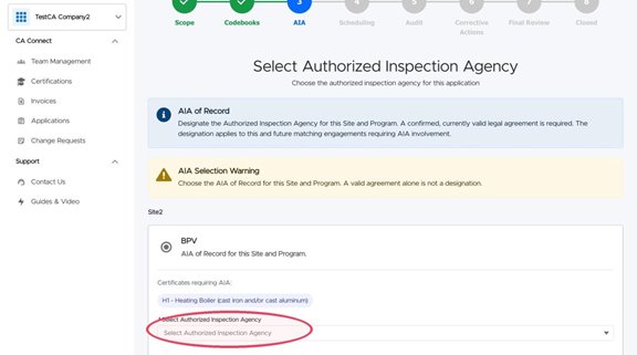 Select Authorized Inspection Agency